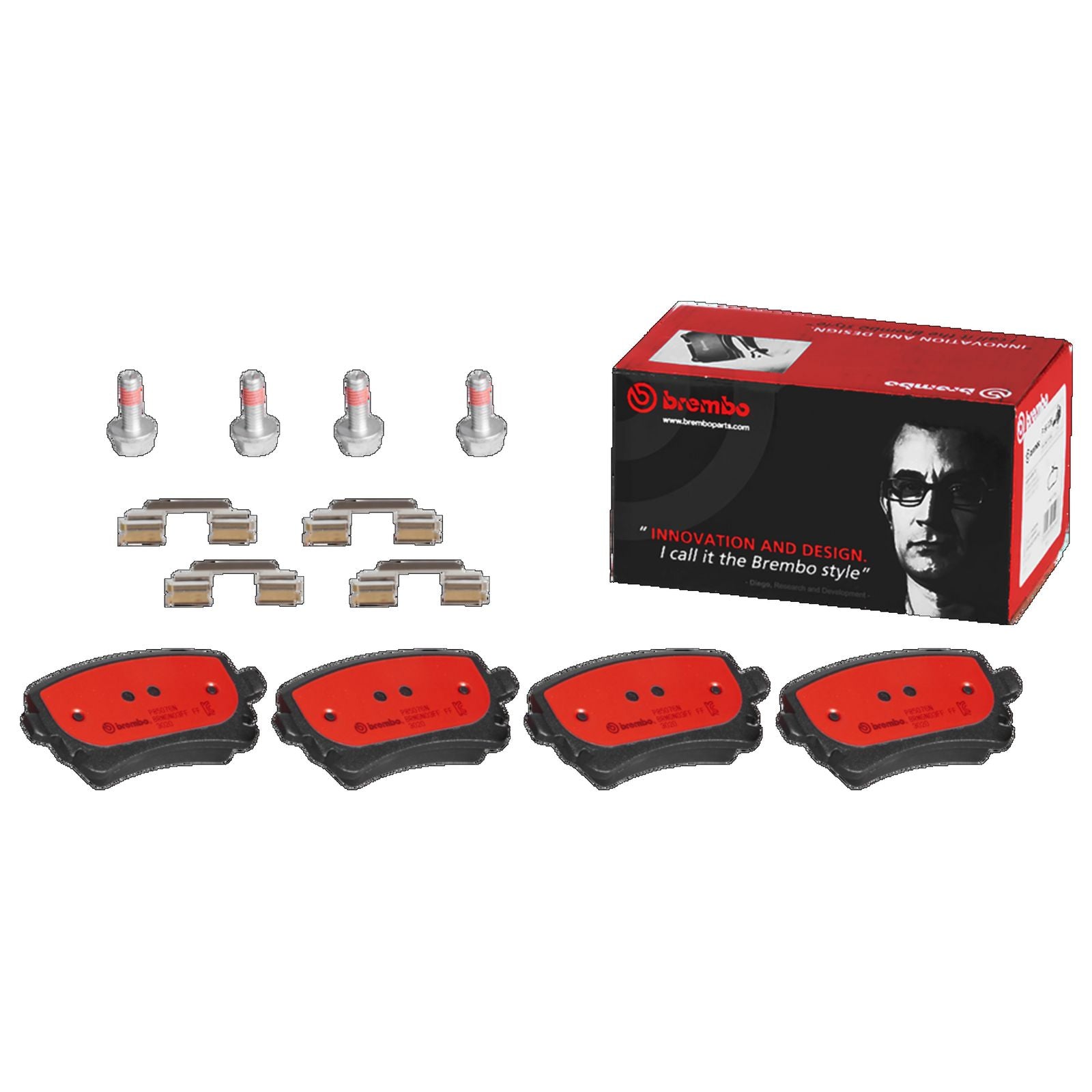 PRIME Ceramic Rear Disc Brake Pad Set - P85076N_06