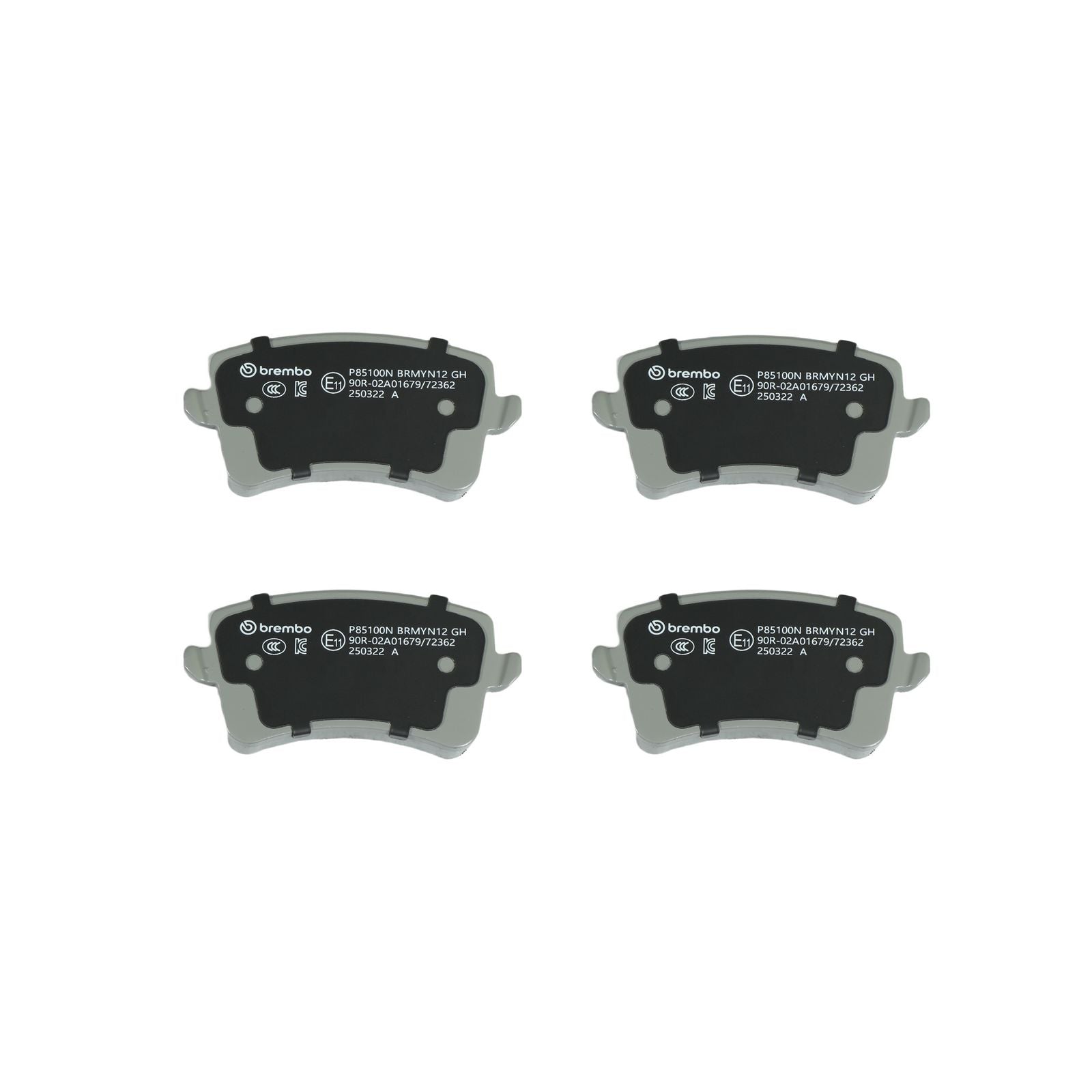 PRIME Ceramic Rear Disc Brake Pad Set - P85100N_03