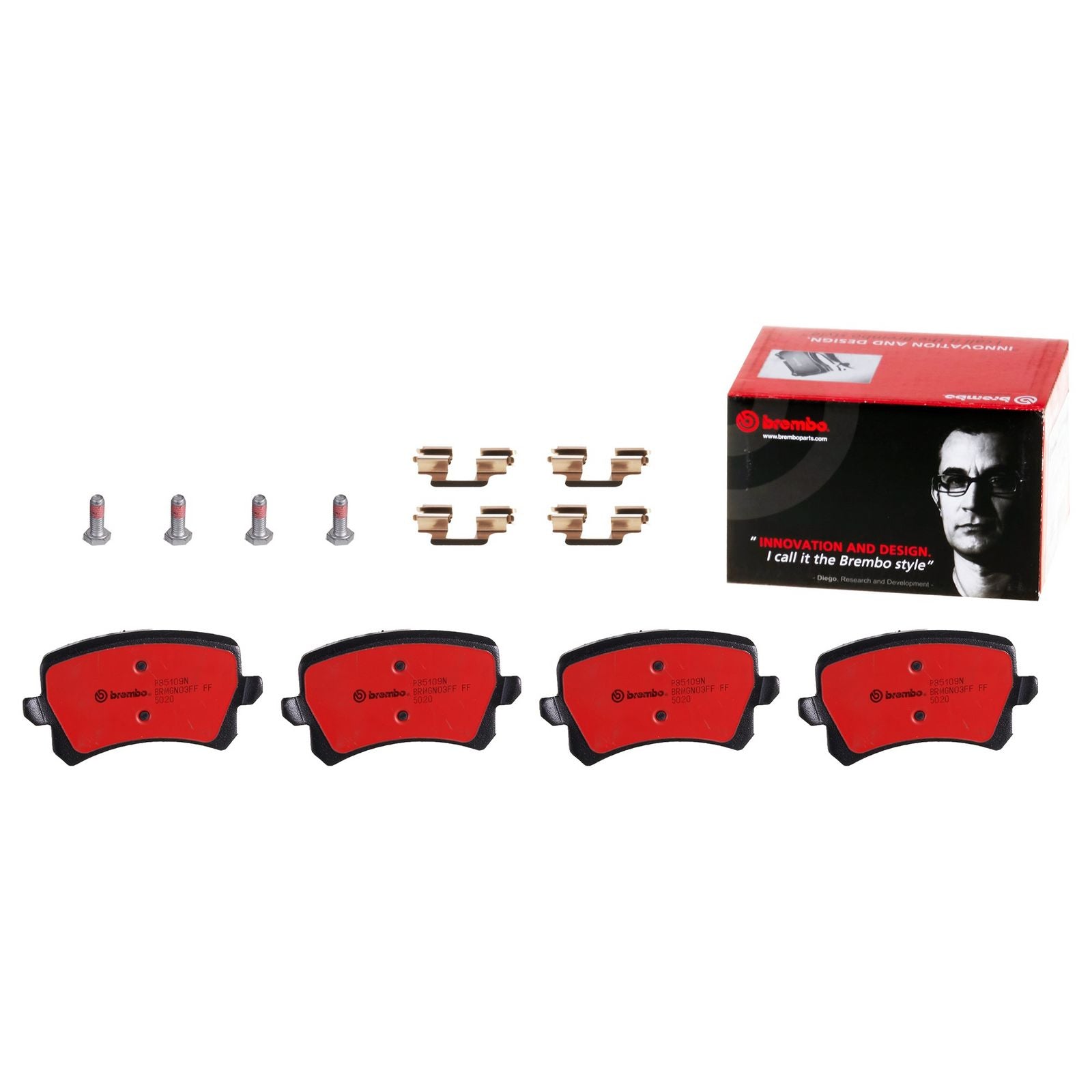 PRIME Ceramic Rear Disc Brake Pad Set - P85109N_01