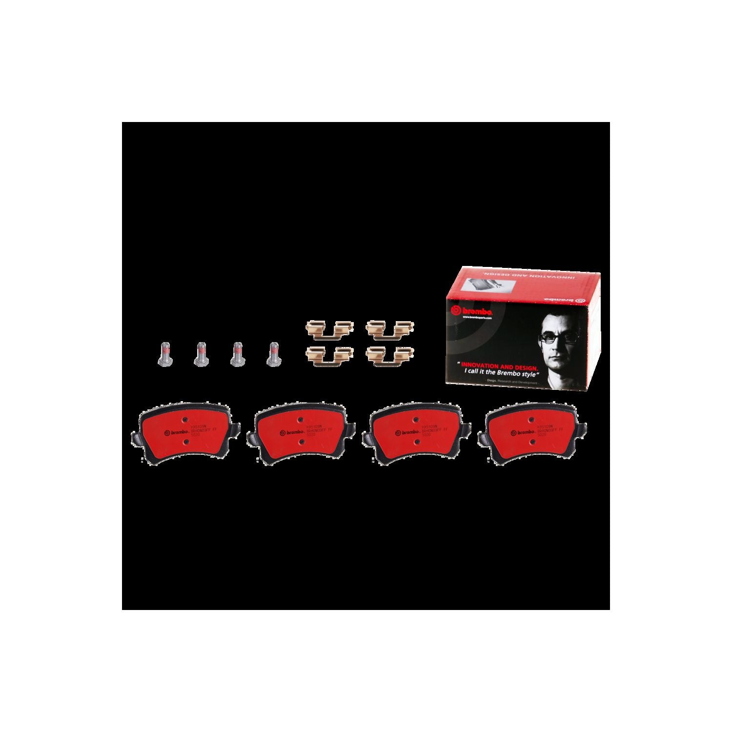 PRIME Ceramic Rear Disc Brake Pad Set - P85109N_02