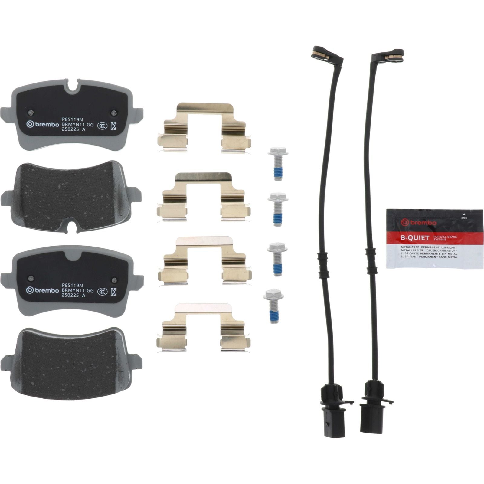 PRIME Ceramic Rear Disc Brake Pad Set - P85119N_01