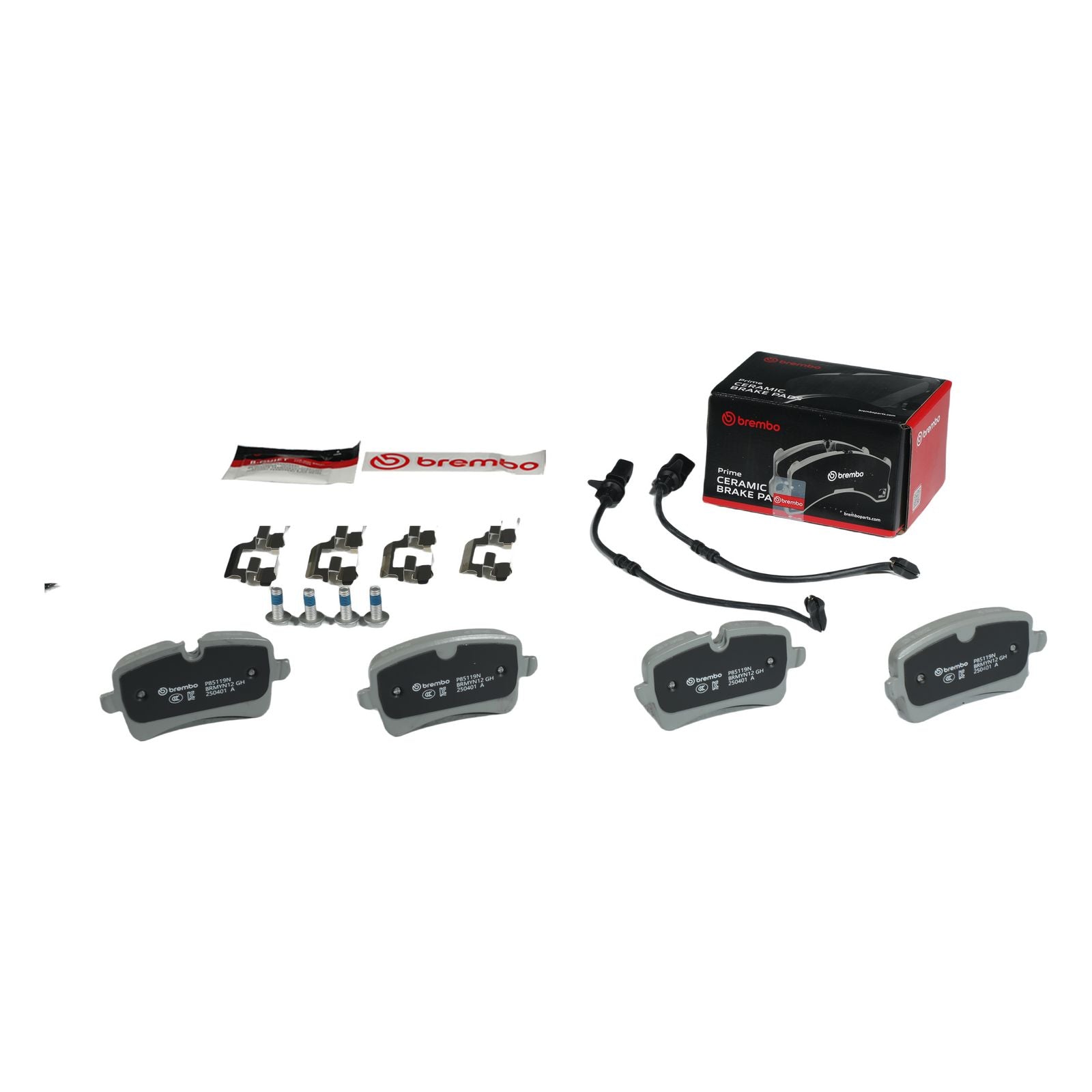 PRIME Ceramic Rear Disc Brake Pad Set - P85119N_04