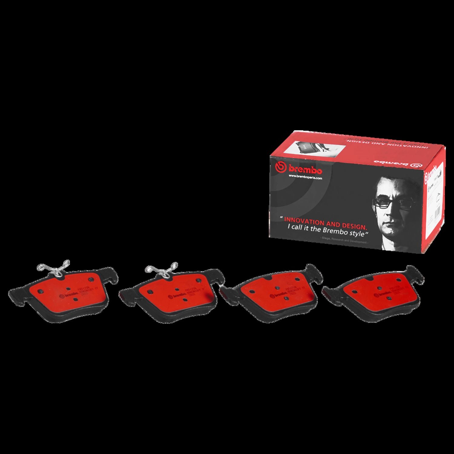 PRIME Ceramic Rear Disc Brake Pad Set - P85125N_01