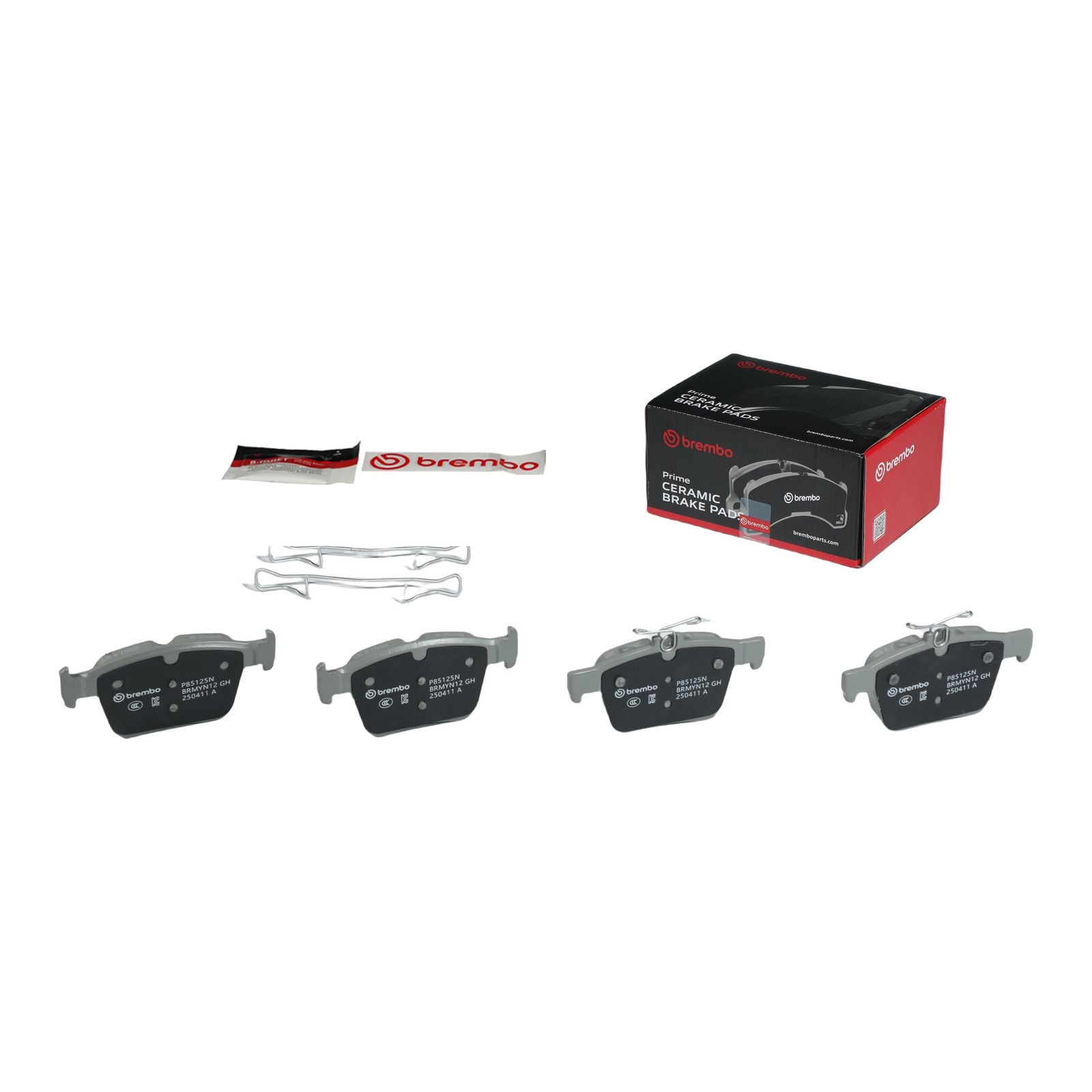 PRIME Ceramic Rear Disc Brake Pad Set - P85125N_02