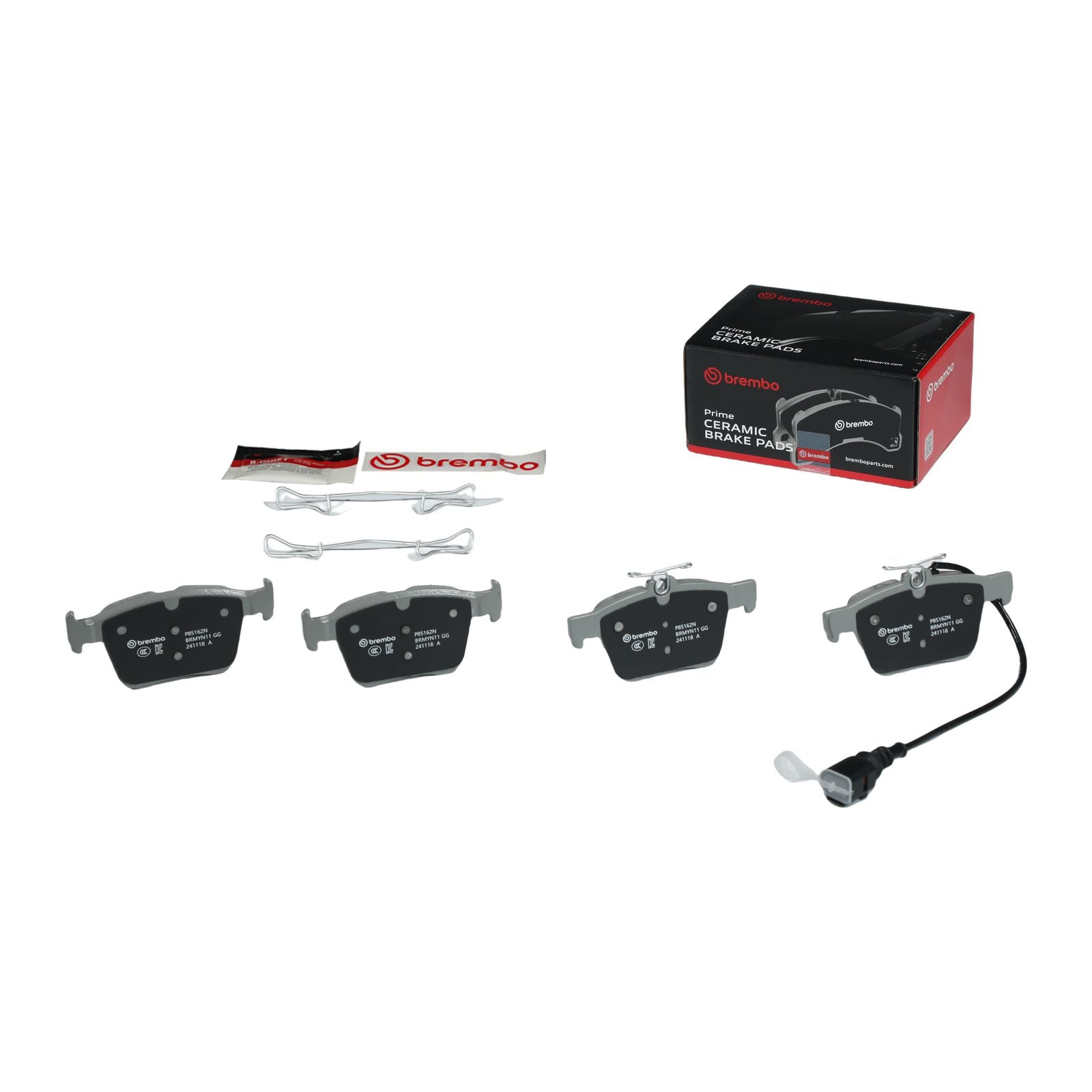 PRIME Ceramic Rear Disc Brake Pad Set - P85162N_04