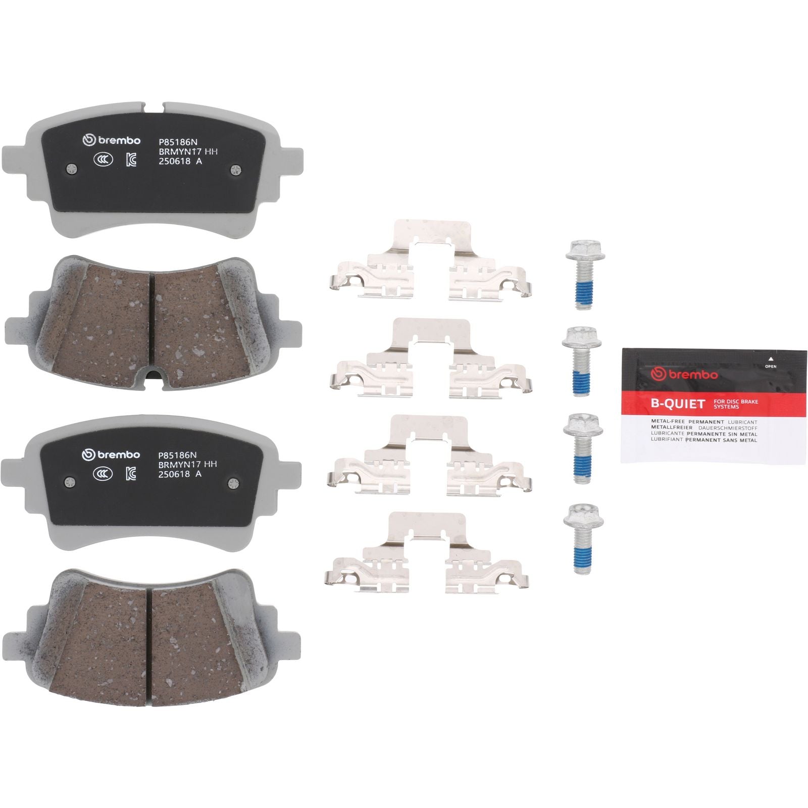 PRIME Ceramic Rear Disc Brake Pad Set - P85186N_02