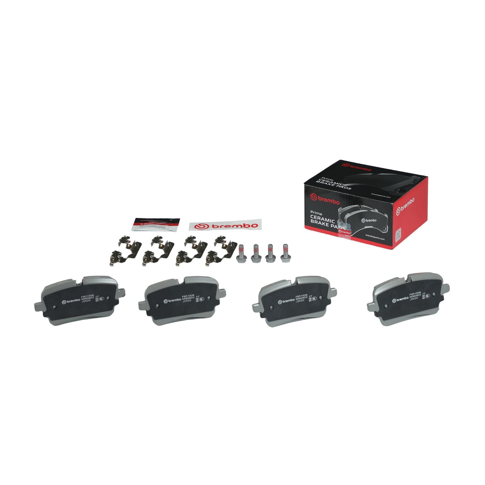 PRIME Ceramic Rear Disc Brake Pad Set - P85190N_04