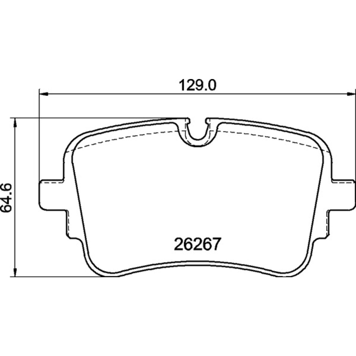 PRIME Ceramic Rear Disc Brake Pad Set - P85190N_05