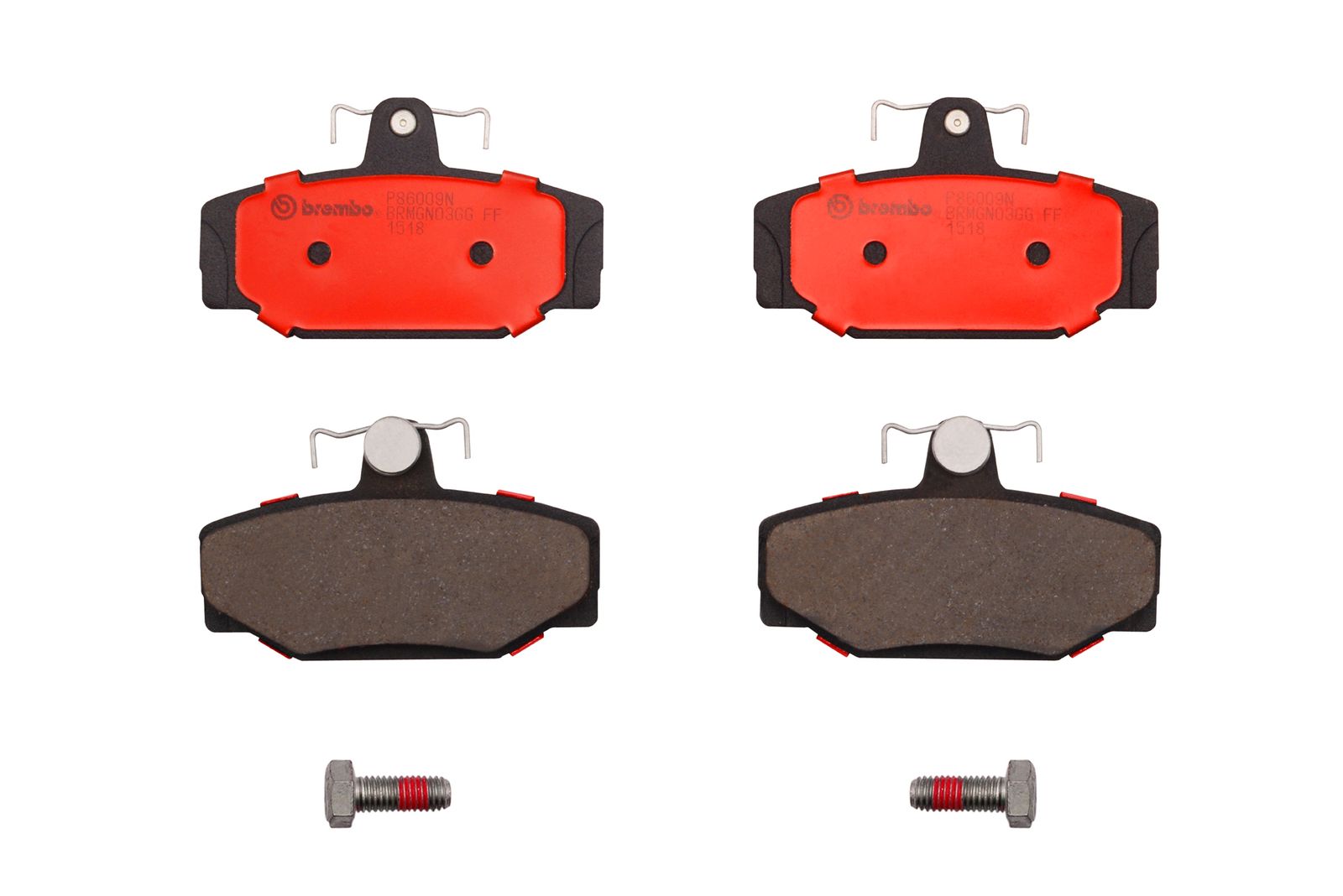 PRIME Ceramic Rear Disc Brake Pad Set - P86009N_01