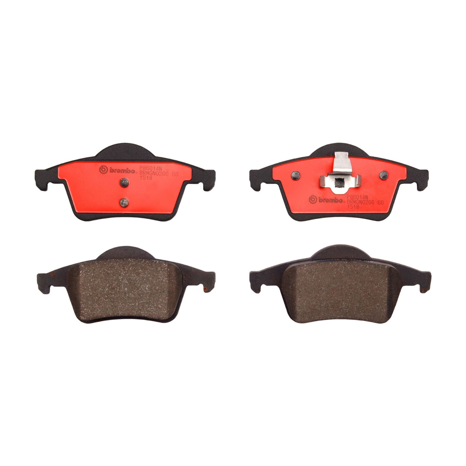 PRIME Ceramic Rear Disc Brake Pad Set - P86014N_01