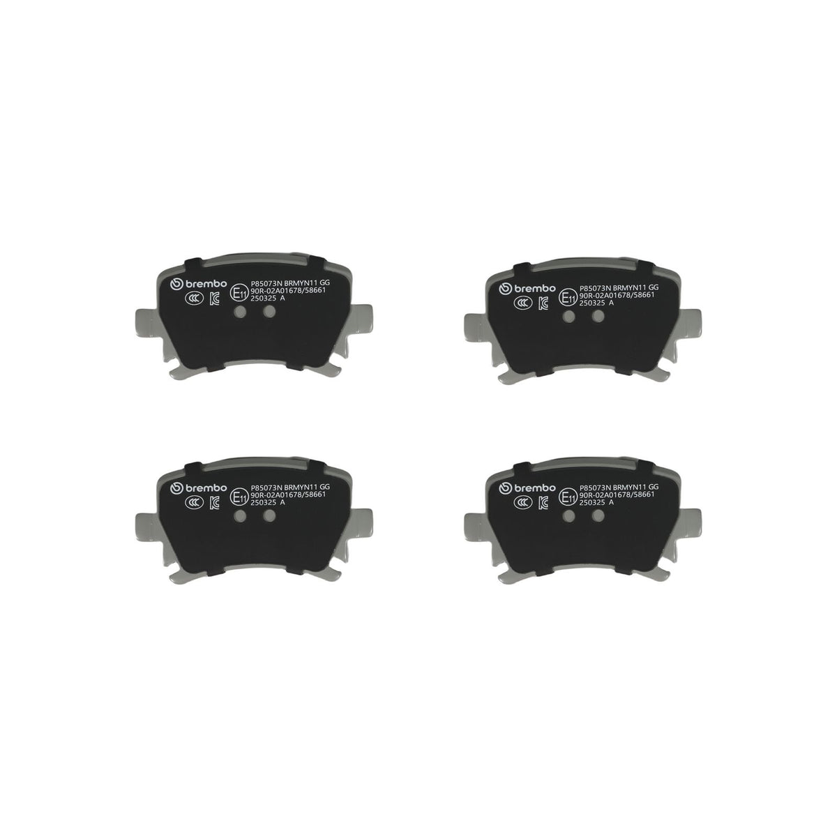 PRIME Ceramic Rear Disc Brake Pad Set - P86021N_03