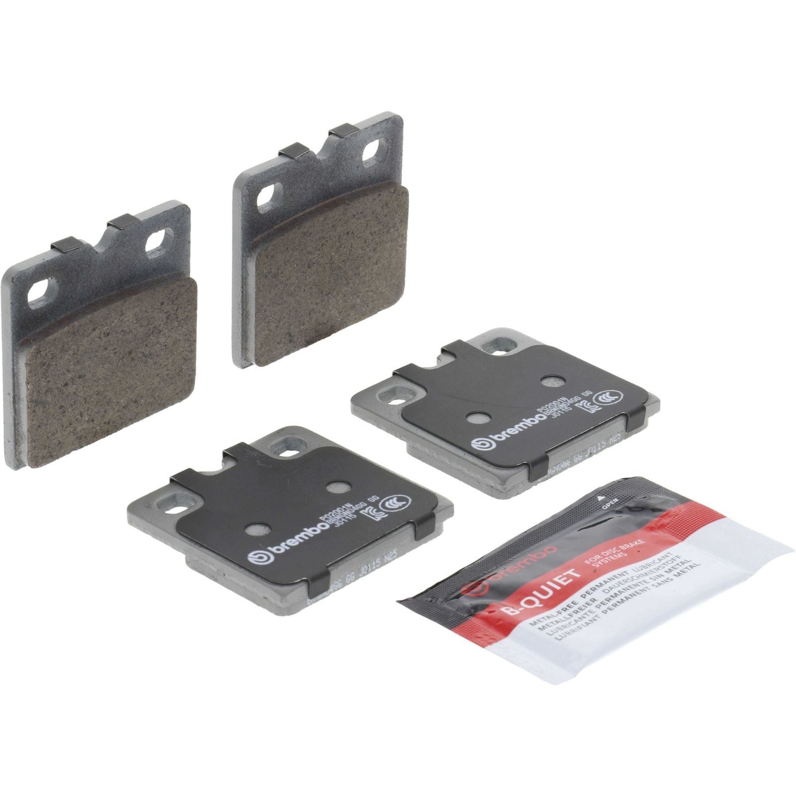 PRIME Ceramic Rear Parking Brake Disc Brake Pad Set - P02001N_02