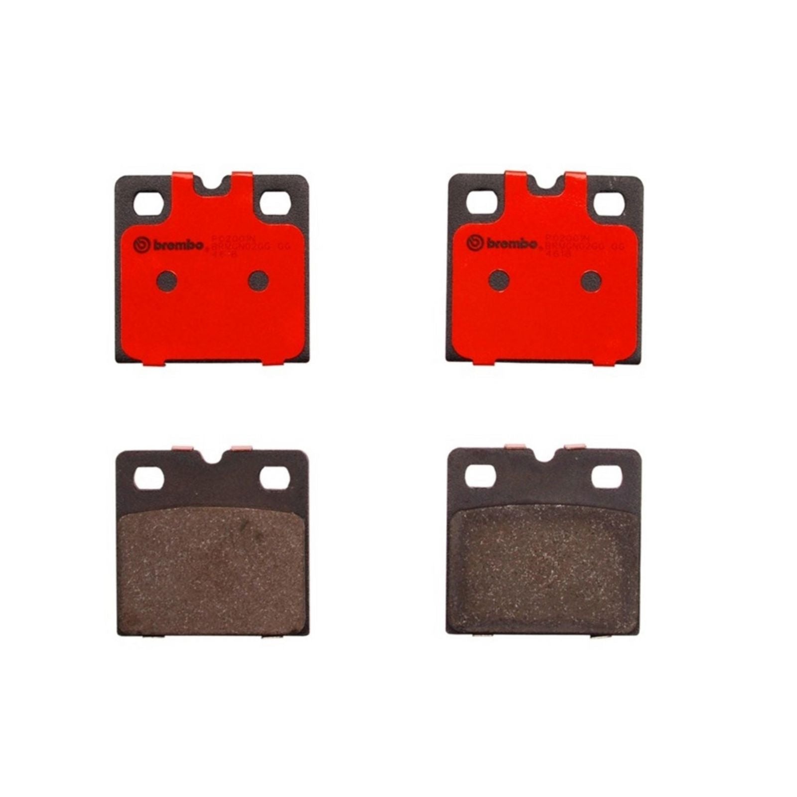 PRIME Ceramic Rear Parking Brake Disc Brake Pad Set - P02001N_03
