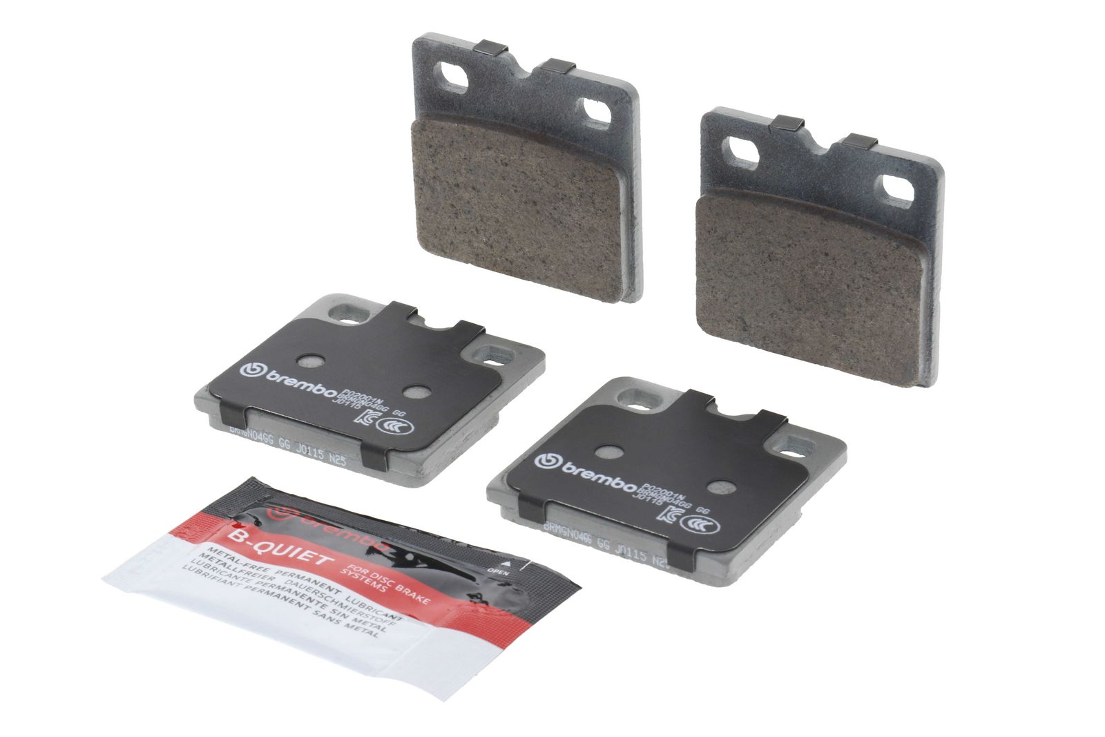 PRIME Ceramic Rear Parking Brake Disc Brake Pad Set - P02001N_06