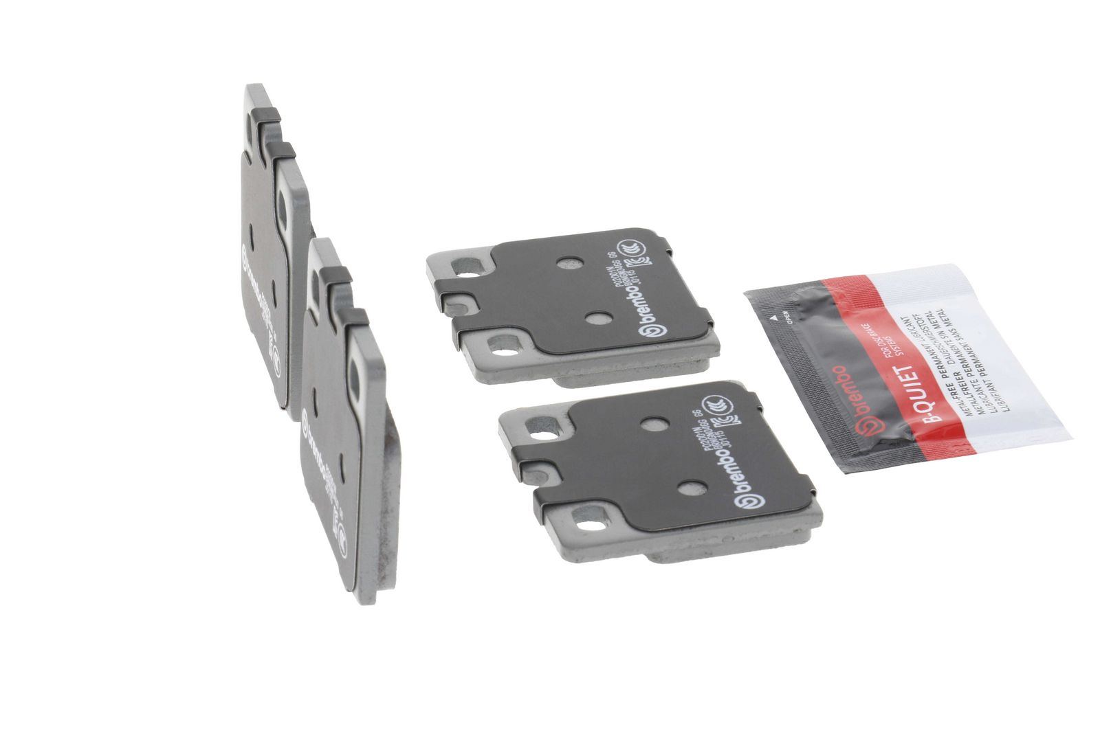PRIME Ceramic Rear Parking Brake Disc Brake Pad Set - P02001N_21