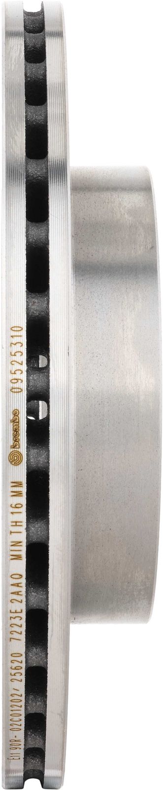 PRIME Front Disc Brake Rotor - 09.5253.10_02