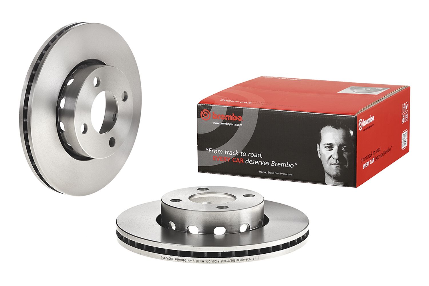 PRIME Front Disc Brake Rotor - 09.5724.10_01