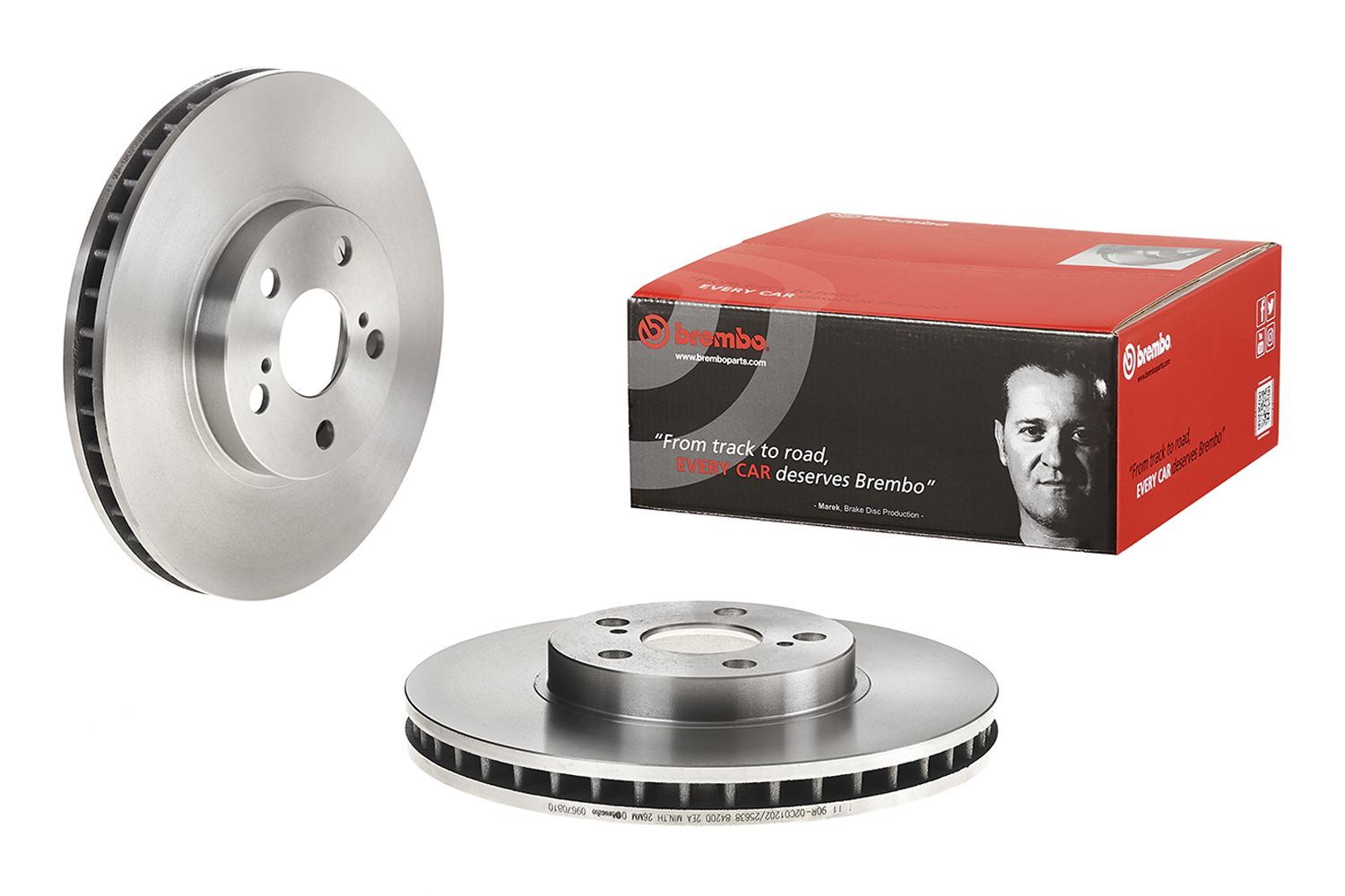 PRIME Front Disc Brake Rotor - 09.6708.10_01
