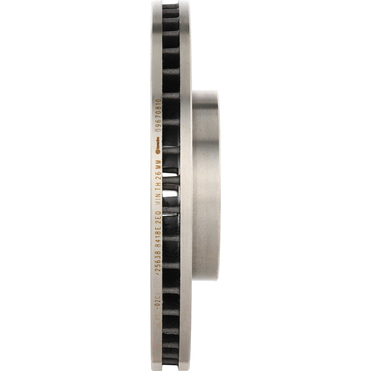 PRIME Front Disc Brake Rotor - 09.6708.10_26
