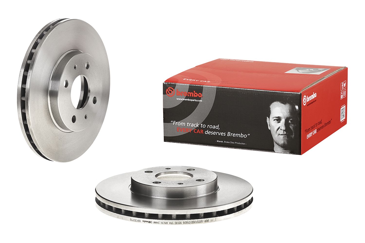 PRIME Front Disc Brake Rotor - 09.7357.10_01