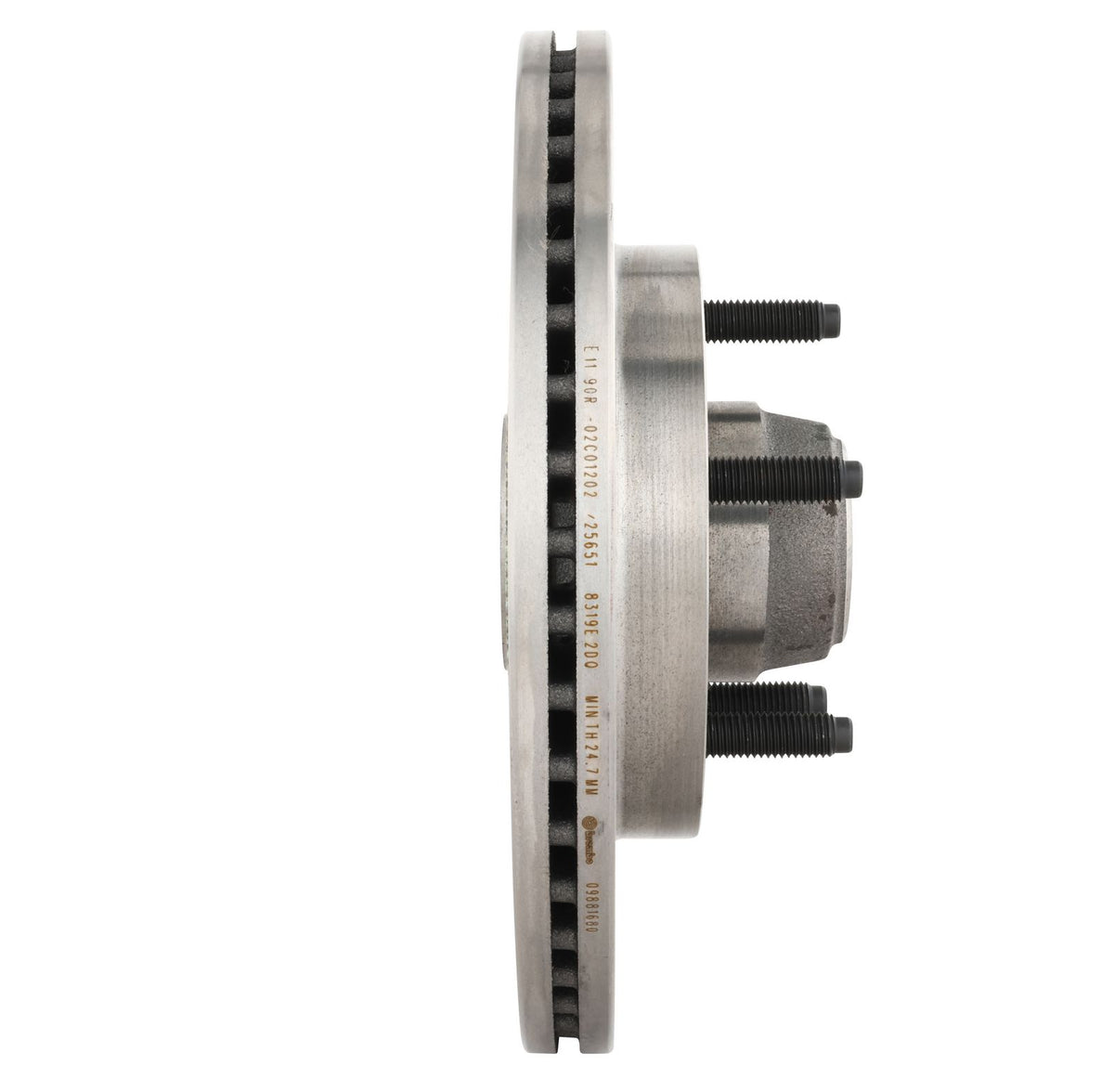 PRIME Front Disc Brake Rotor - 09.8816.80_24