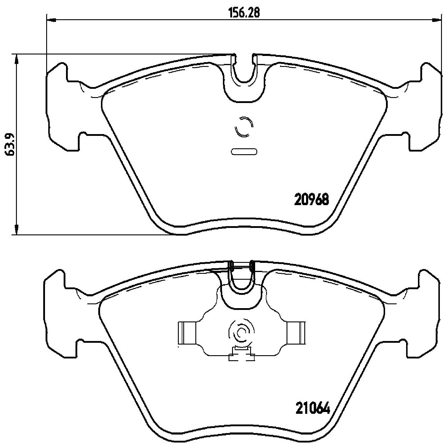 PRIME Low-Met Front Disc Brake Pad Set - P06012_01
