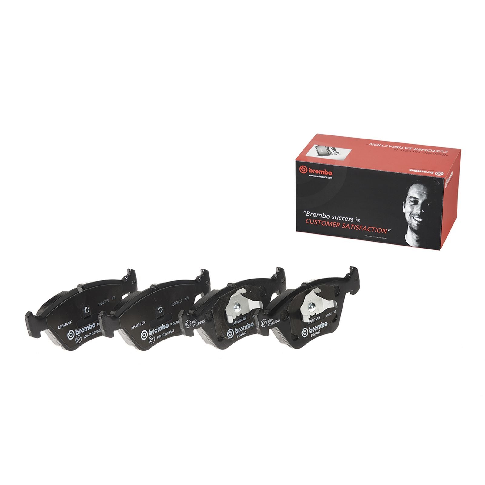 PRIME Low-Met Front Disc Brake Pad Set - P06012_01