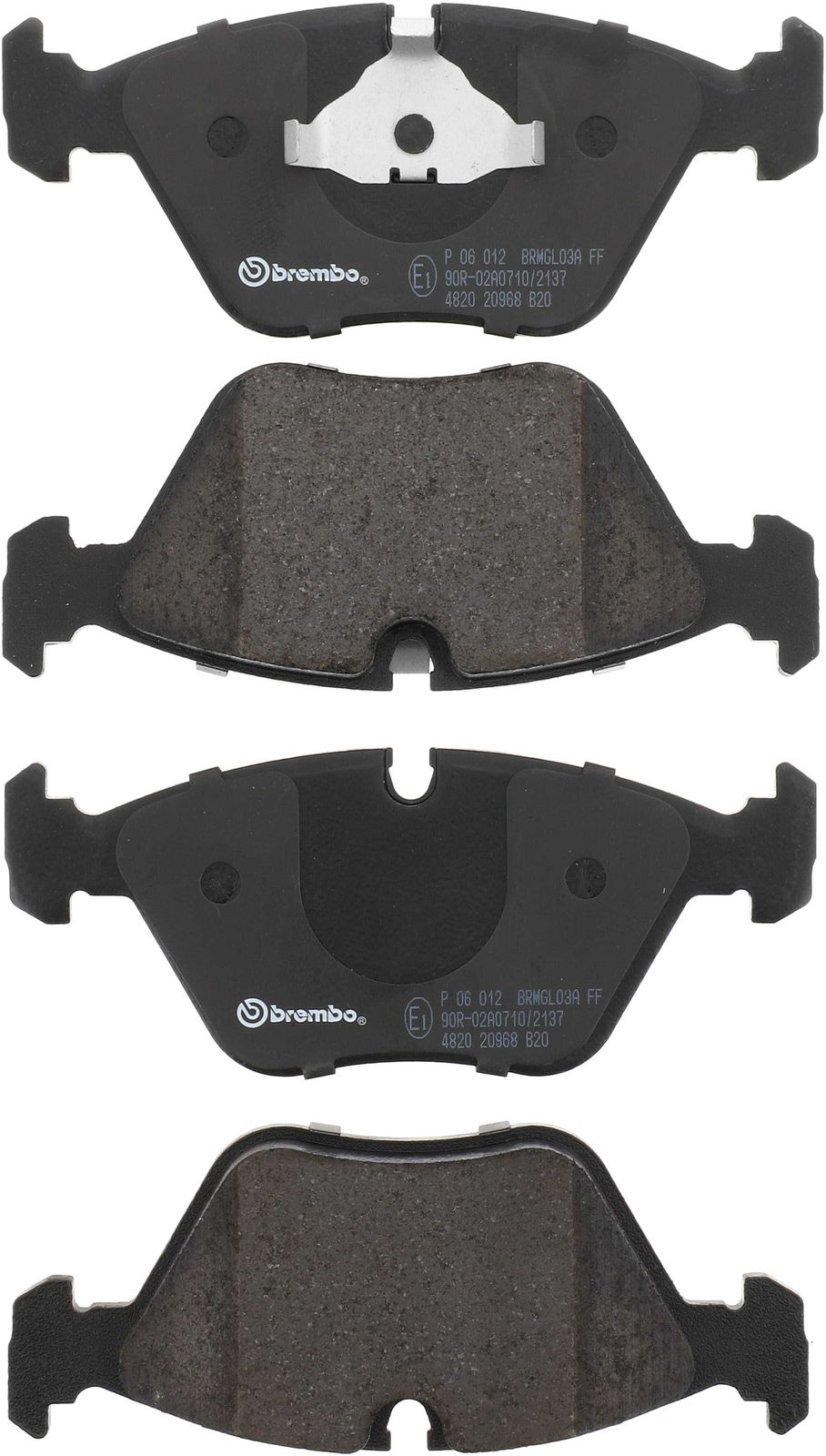 PRIME Low-Met Front Disc Brake Pad Set - P06012_02