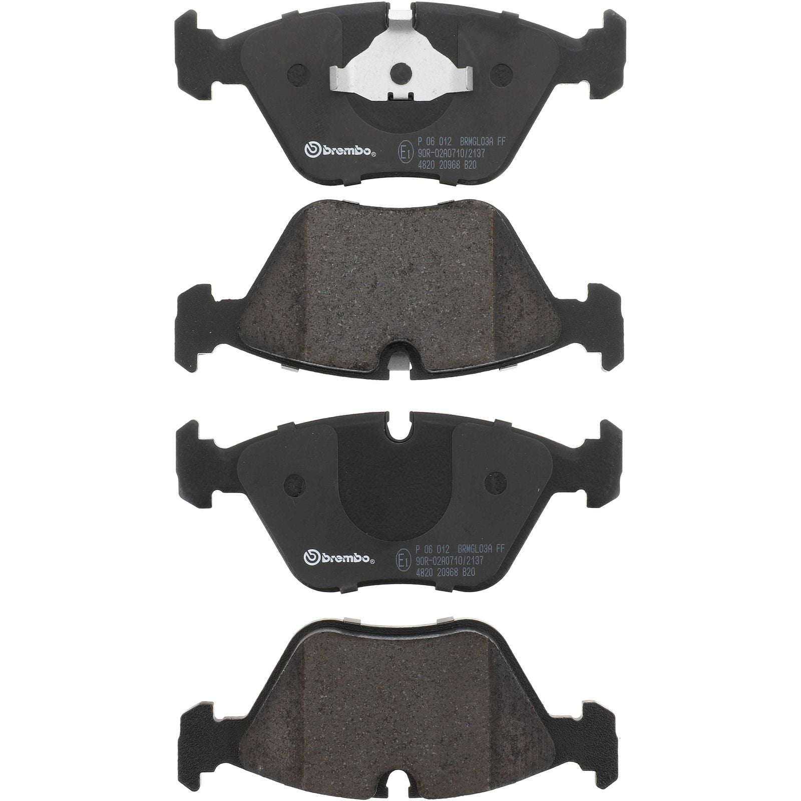 PRIME Low-Met Front Disc Brake Pad Set - P06012_04