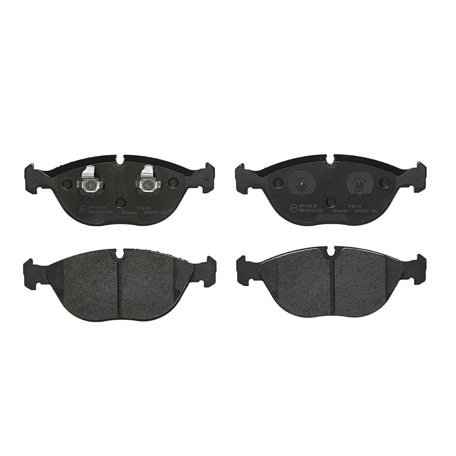 PRIME Low-Met Front Disc Brake Pad Set - P06019_01