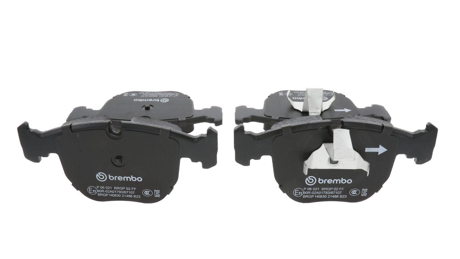 PRIME Low-Met Front Disc Brake Pad Set - P06021_16