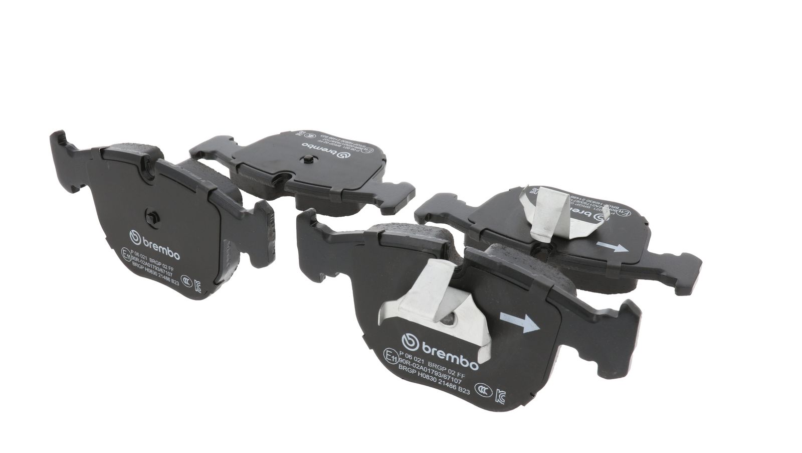 PRIME Low-Met Front Disc Brake Pad Set - P06021_18