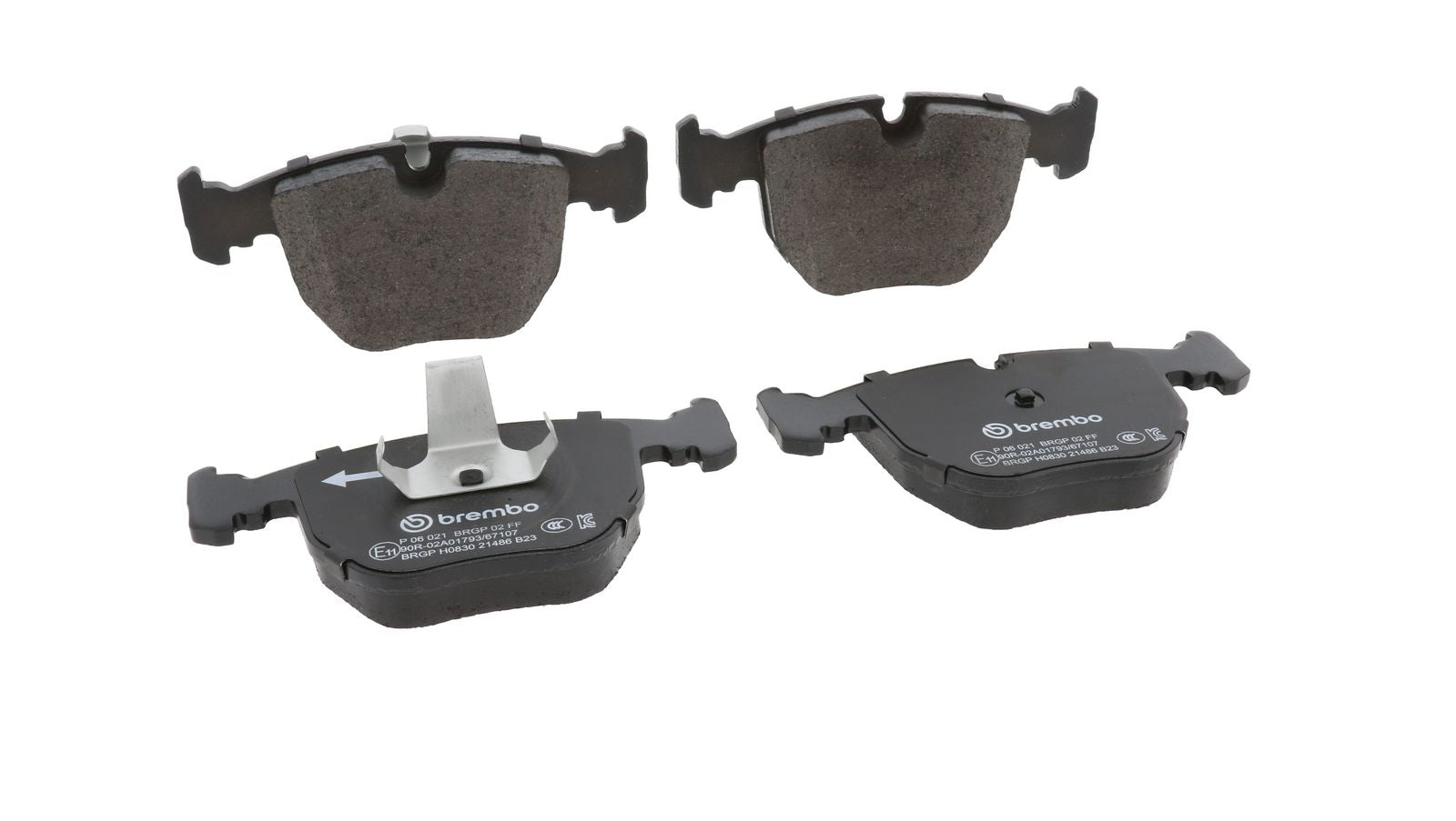 PRIME Low-Met Front Disc Brake Pad Set - P06021_27