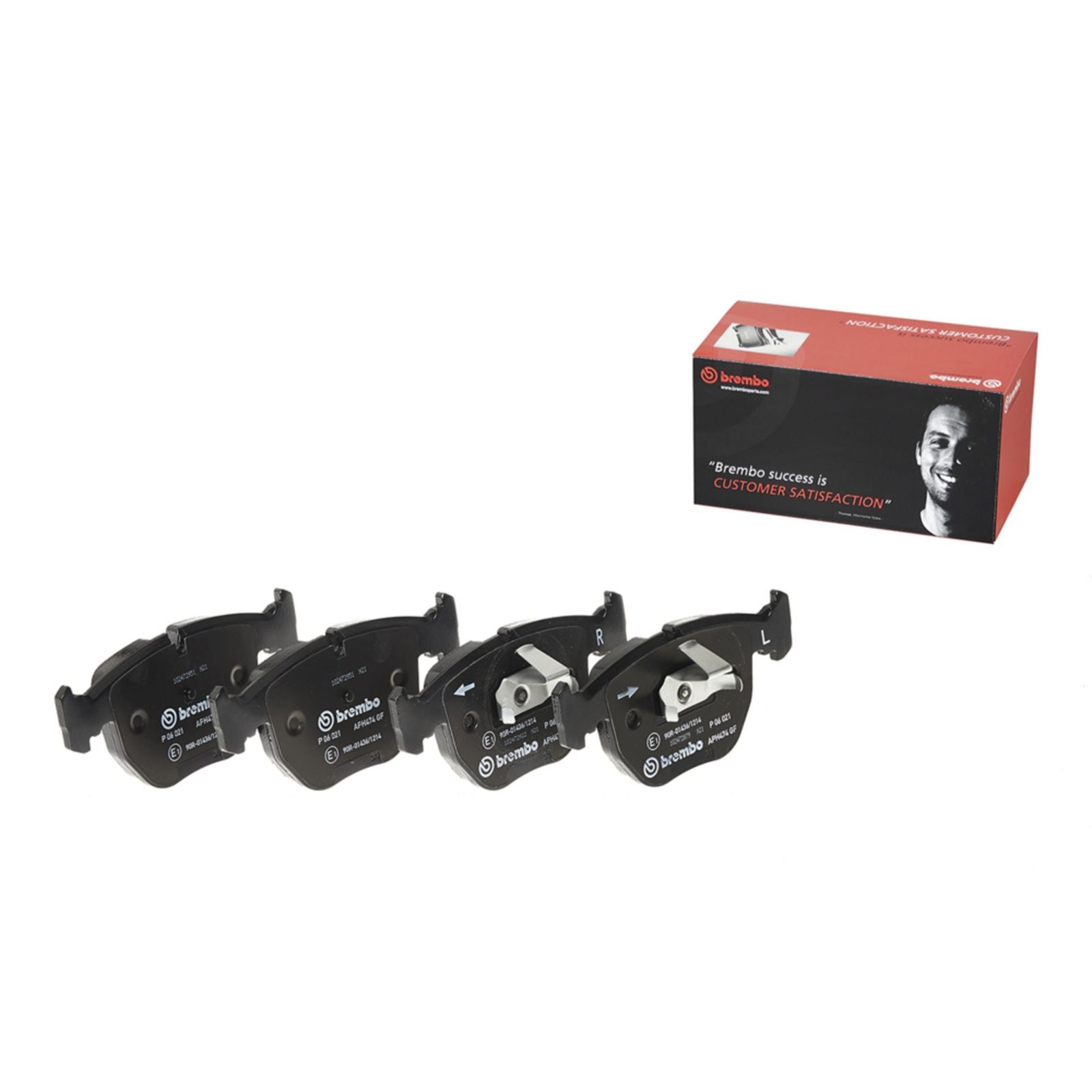 PRIME Low-Met Front Disc Brake Pad Set - P06021_28