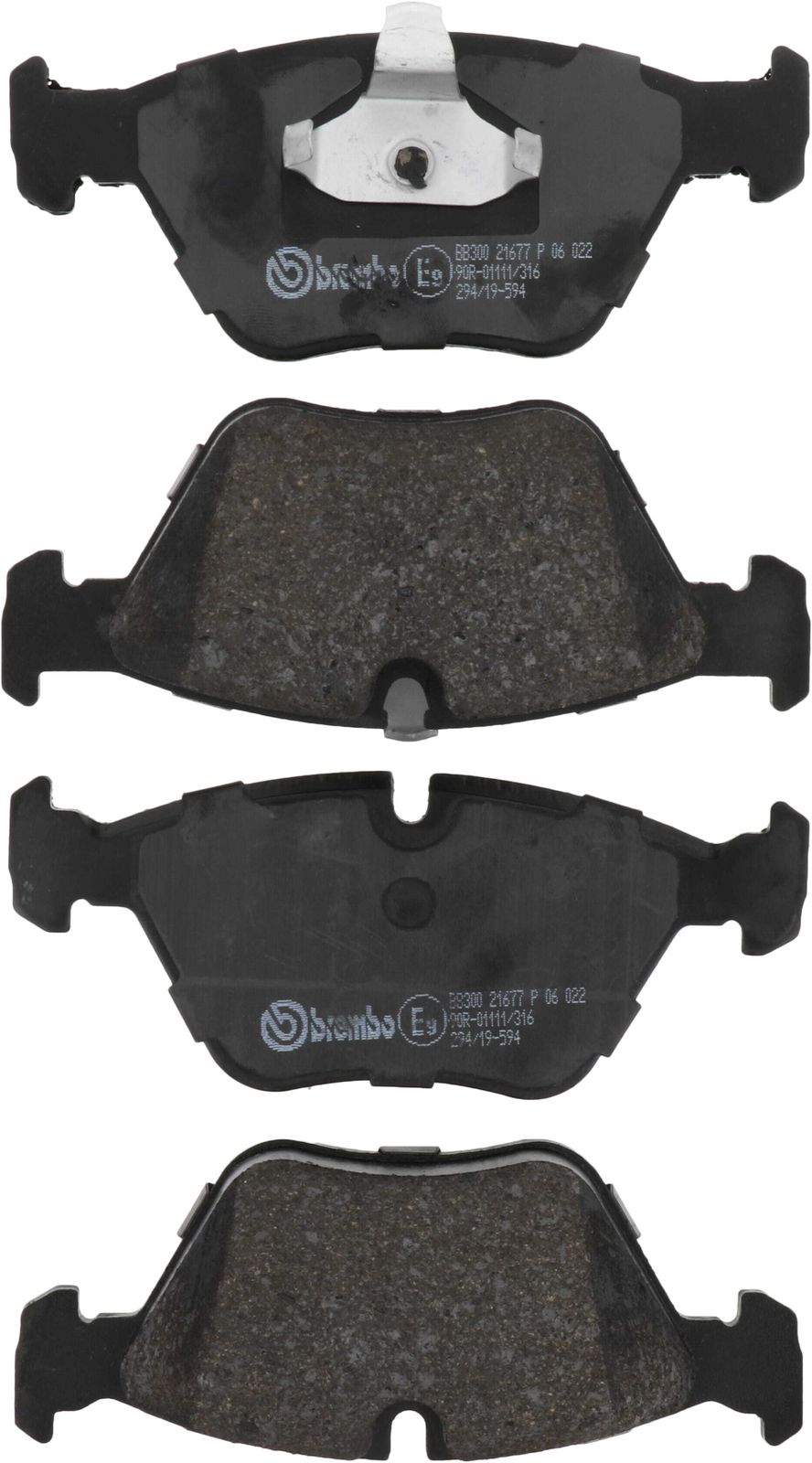 PRIME Low-Met Front Disc Brake Pad Set - P06022_01