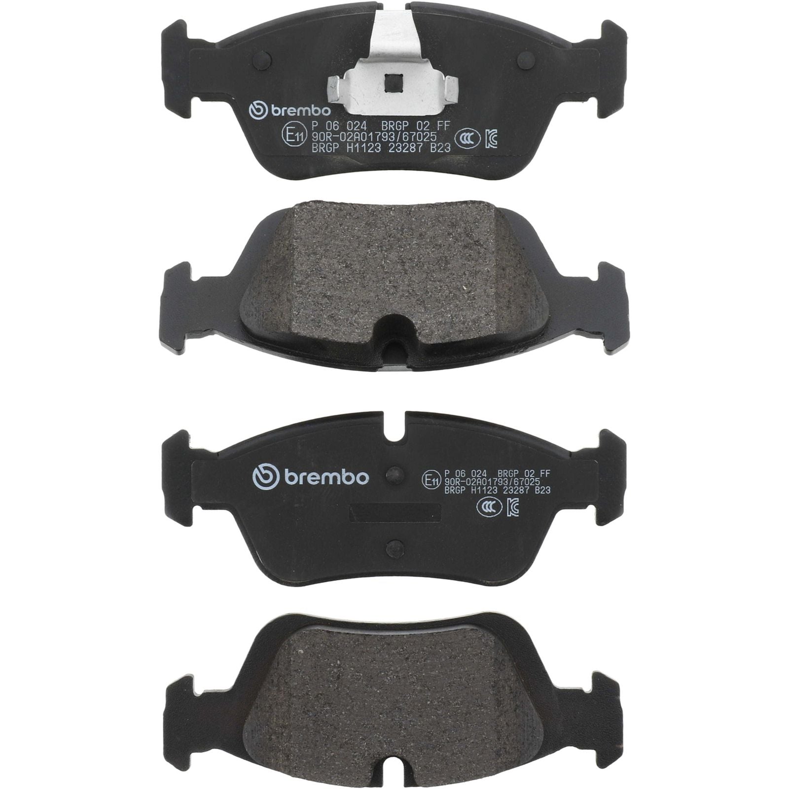 PRIME Low-Met Front Disc Brake Pad Set - P06024_03
