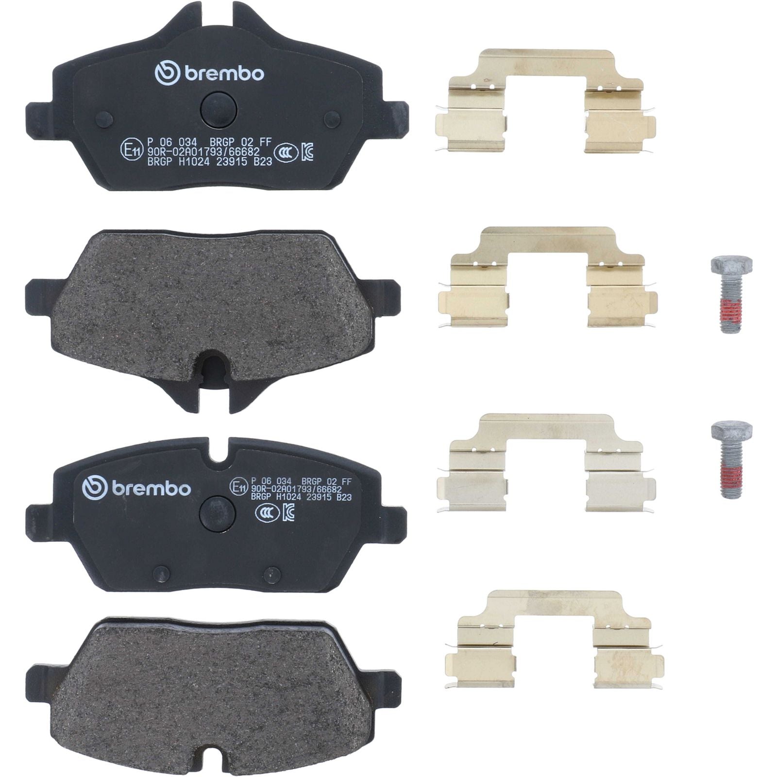 PRIME Low-Met Front Disc Brake Pad Set - P06034_03