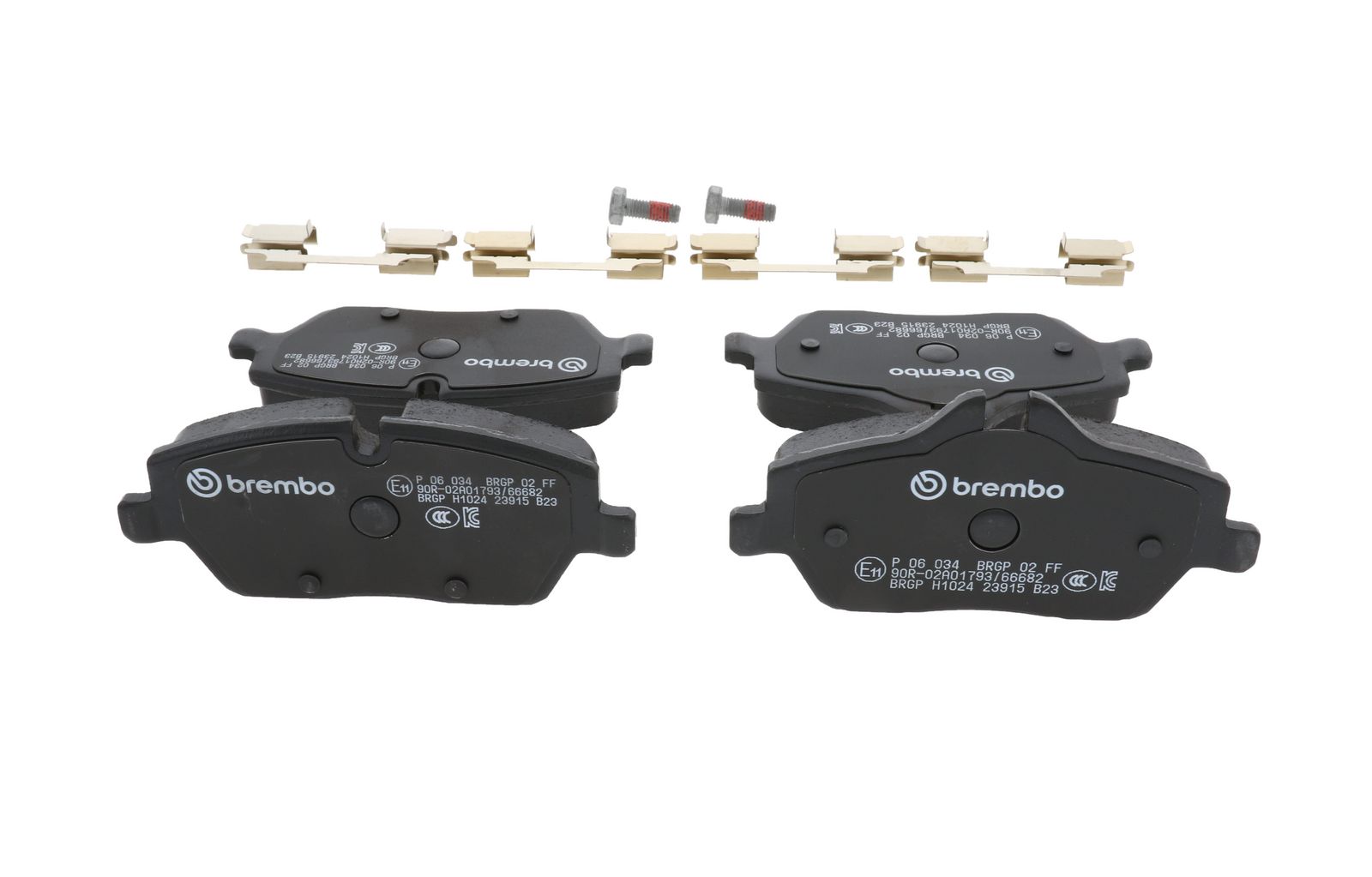 PRIME Low-Met Front Disc Brake Pad Set - P06034_16