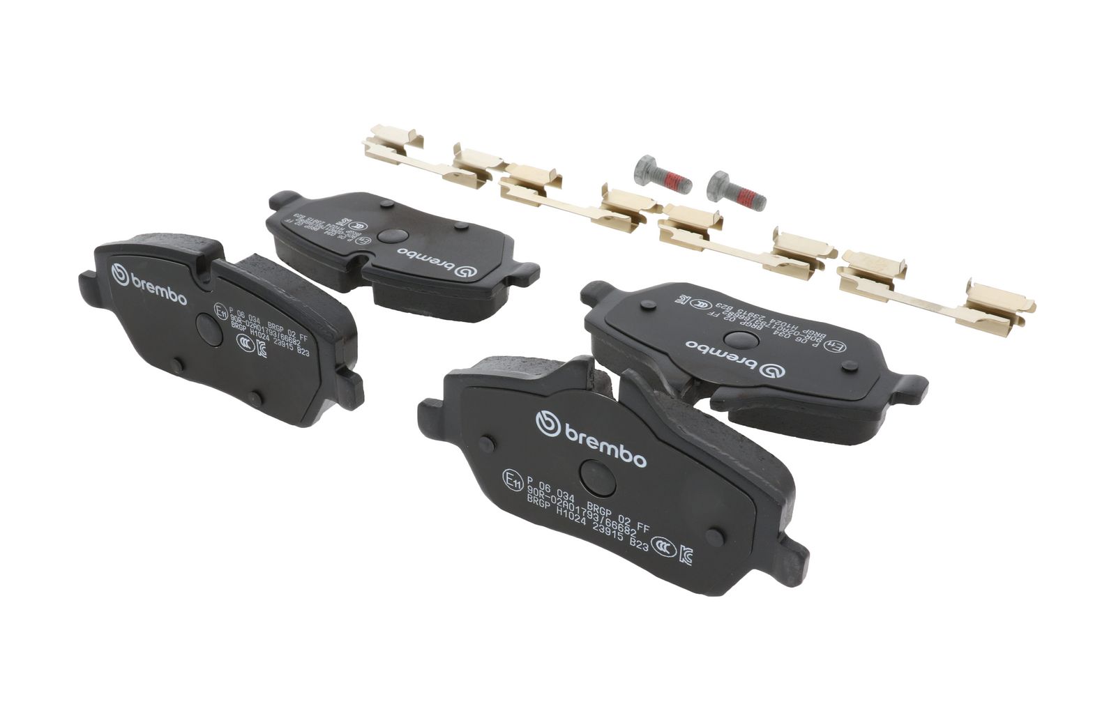PRIME Low-Met Front Disc Brake Pad Set - P06034_18