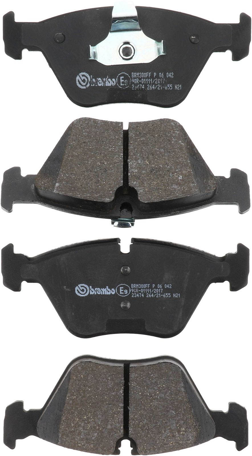 PRIME Low-Met Front Disc Brake Pad Set - P06042_03
