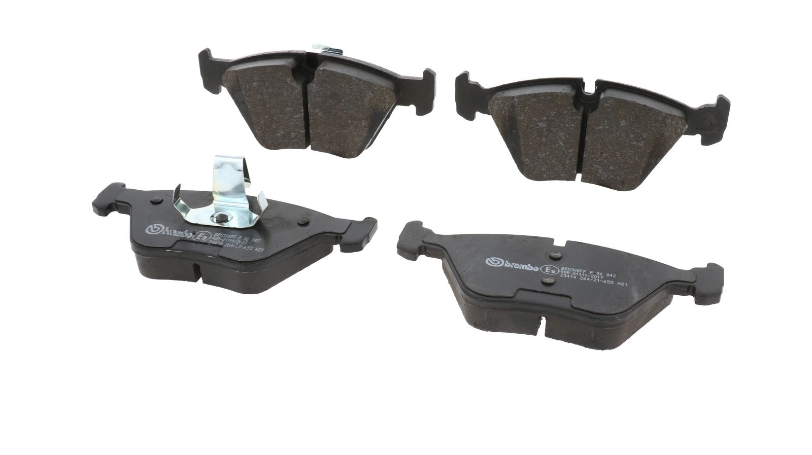 PRIME Low-Met Front Disc Brake Pad Set - P06042_05