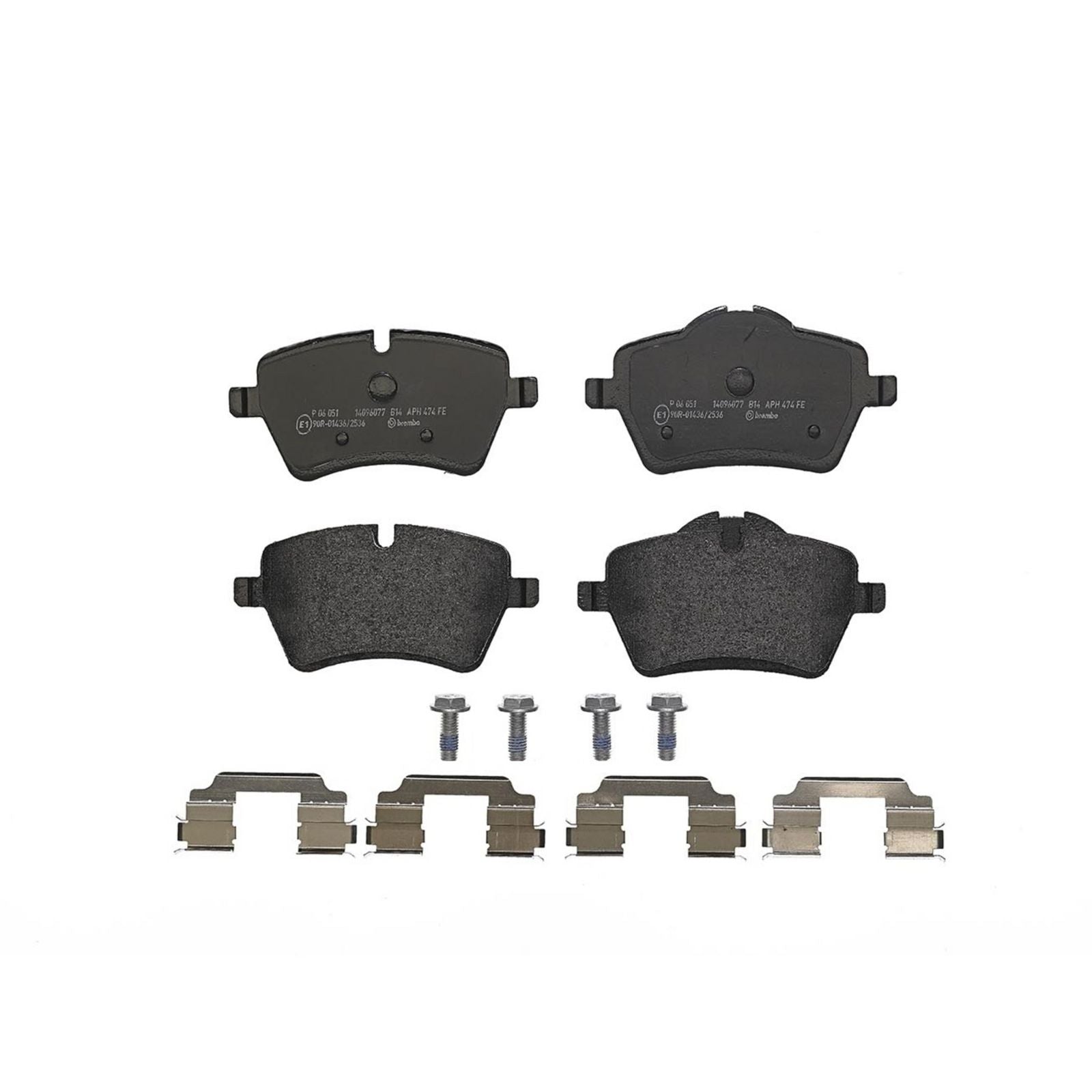 PRIME Low-Met Front Disc Brake Pad Set - P06051_01