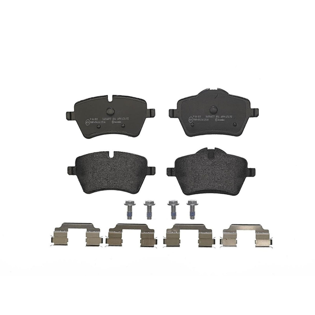 PRIME Low-Met Front Disc Brake Pad Set - P06051_01