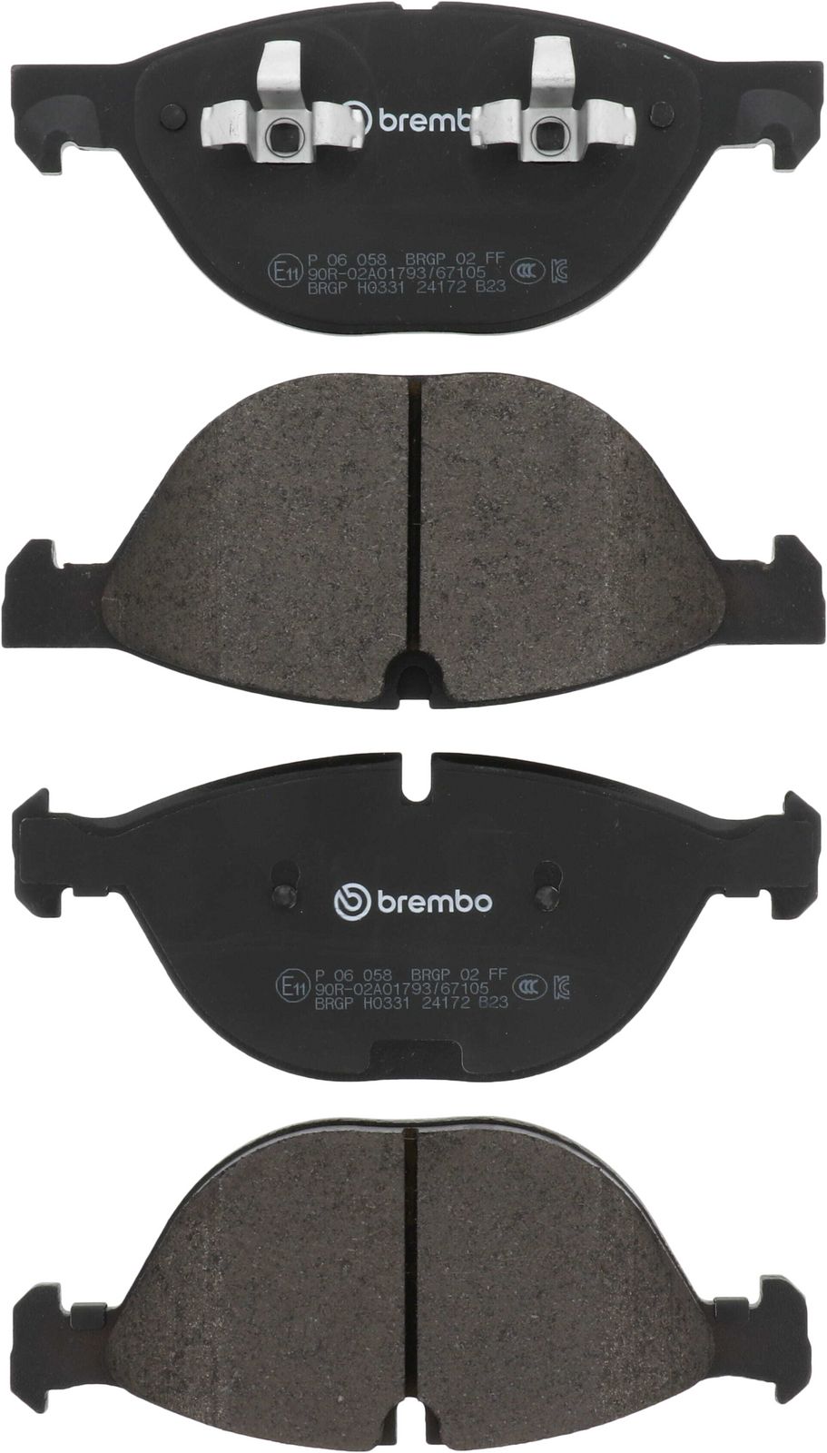 PRIME Low-Met Front Disc Brake Pad Set - P06058_01