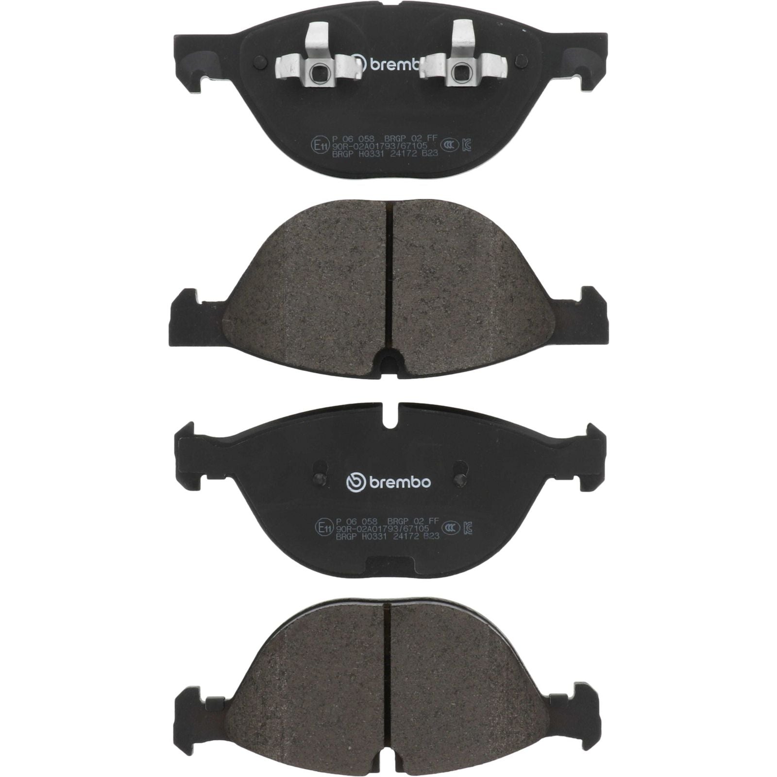 PRIME Low-Met Front Disc Brake Pad Set - P06058_02