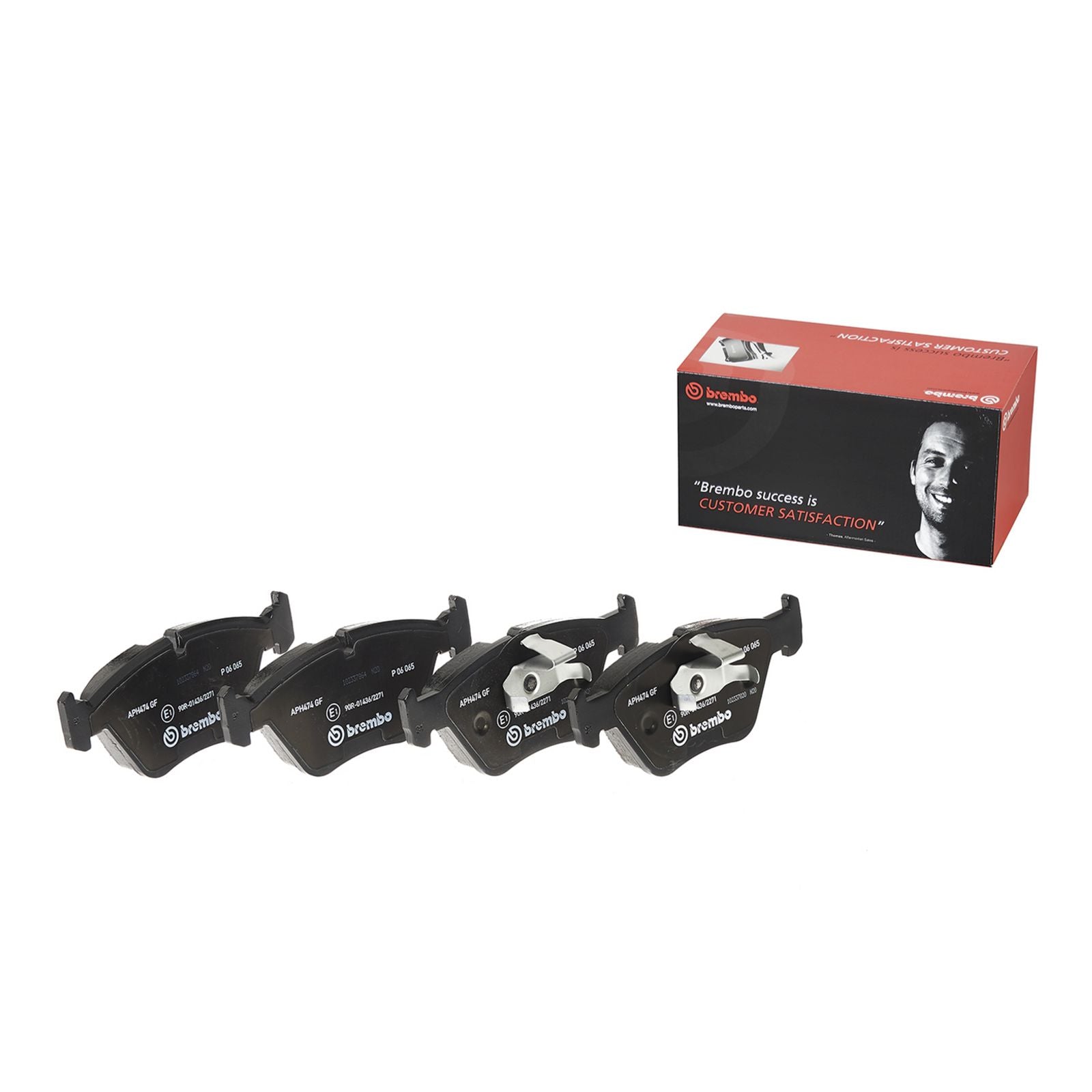 PRIME Low-Met Front Disc Brake Pad Set - P06065_03