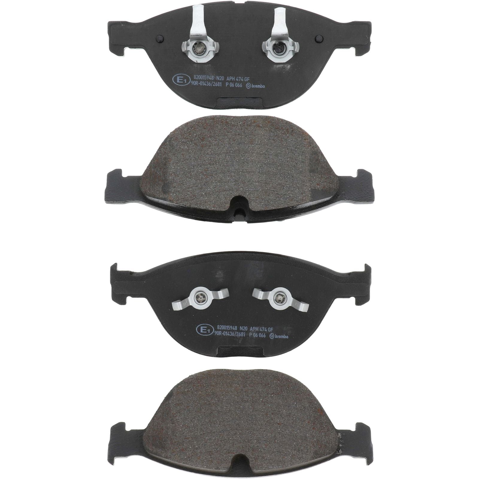 PRIME Low-Met Front Disc Brake Pad Set - P06066_02