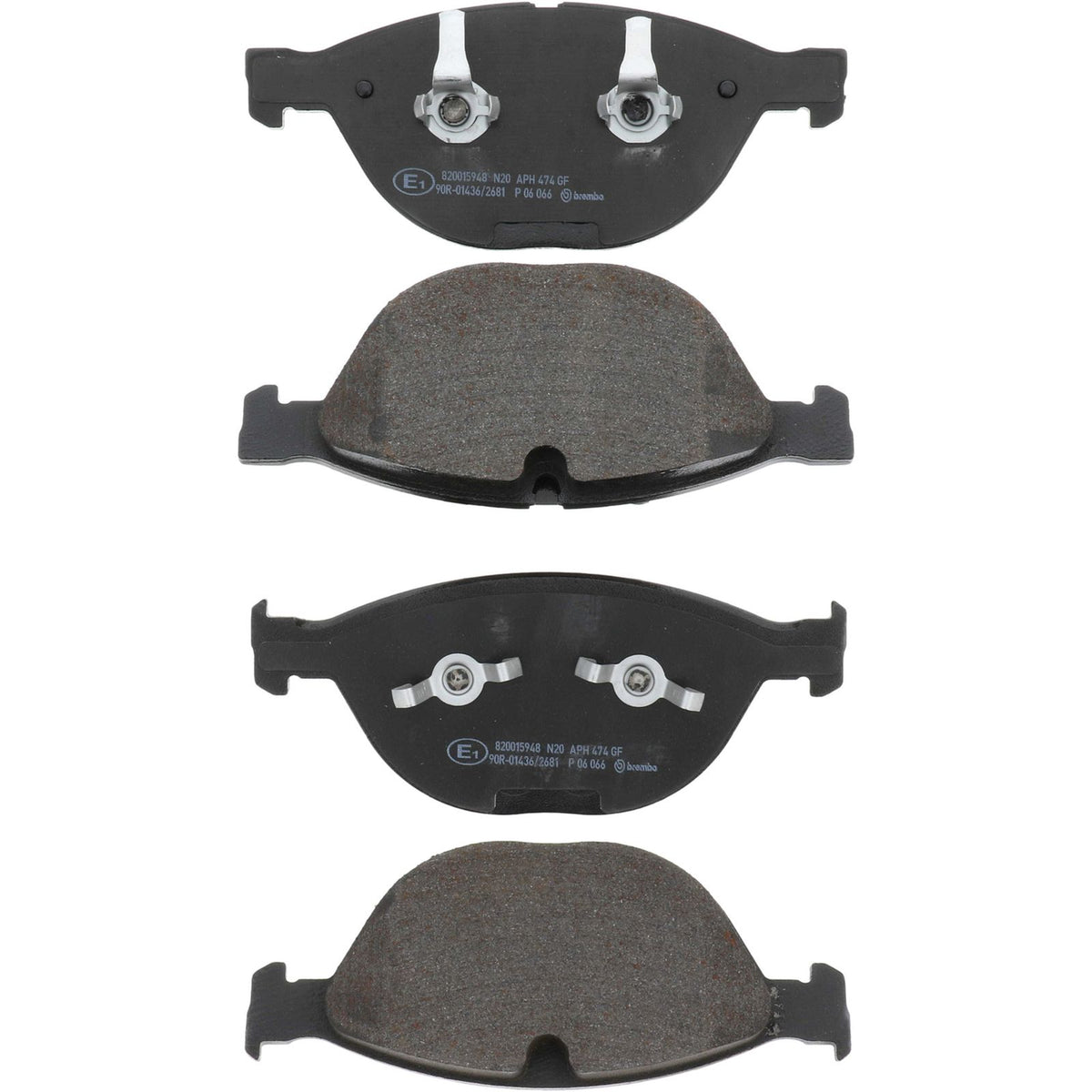 PRIME Low-Met Front Disc Brake Pad Set - P06066_02