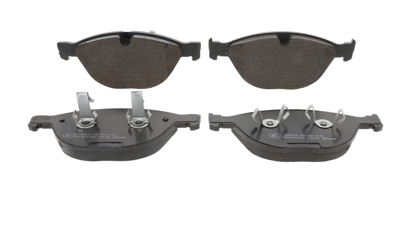 PRIME Low-Met Front Disc Brake Pad Set - P06066_05