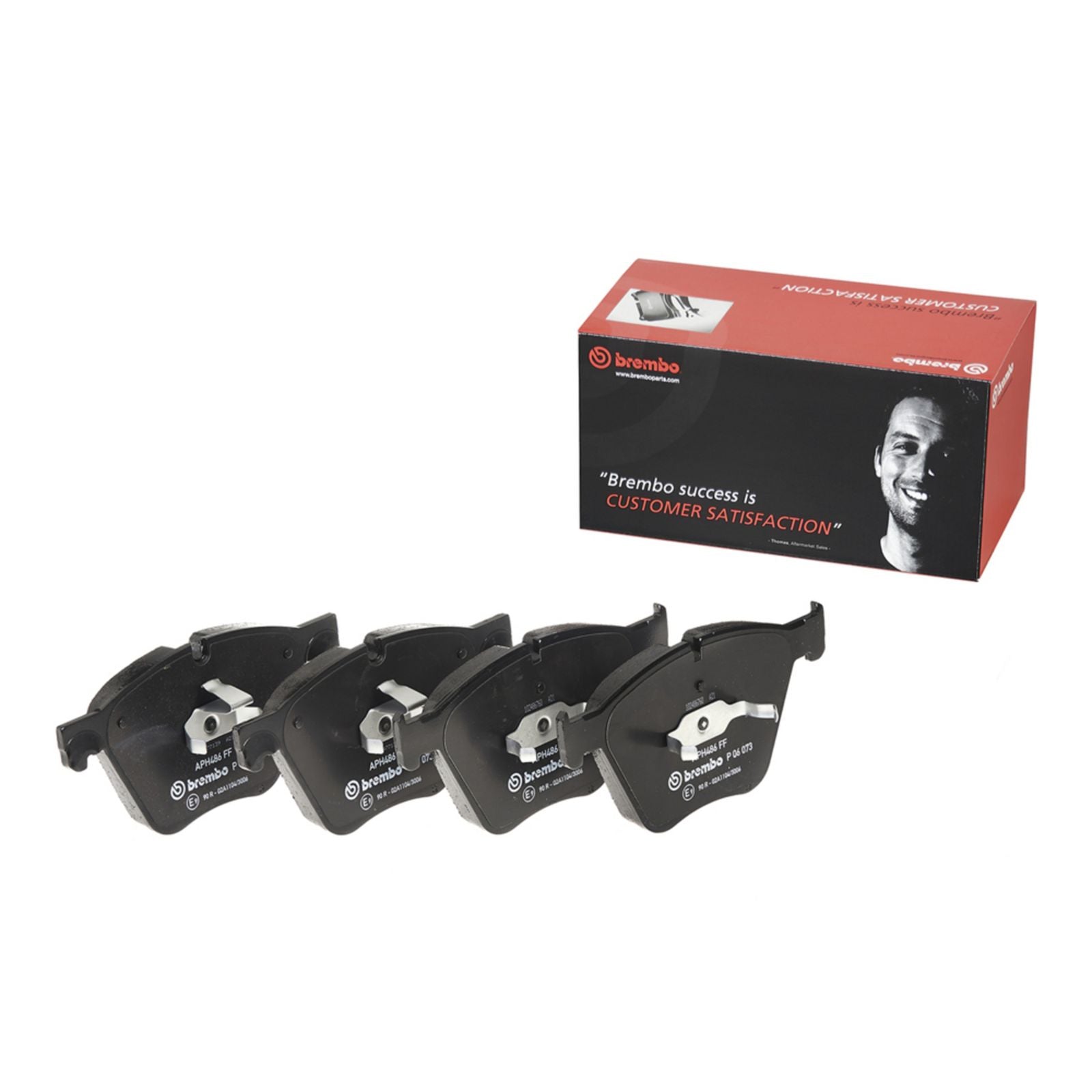 PRIME Low-Met Front Disc Brake Pad Set - P06073_03